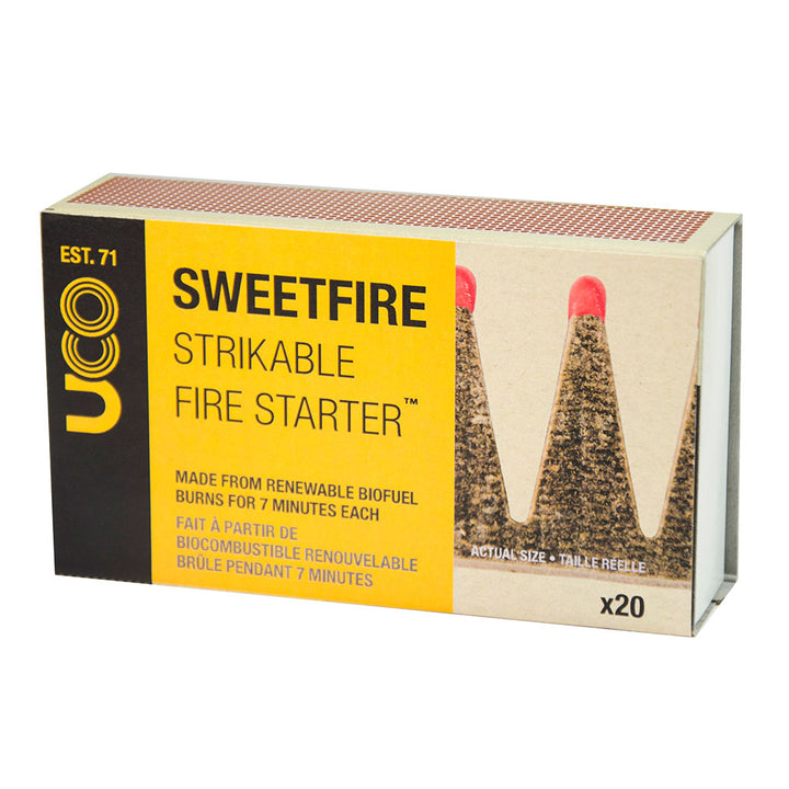 SweetFire Strikeable Fire Starter 20-Pk