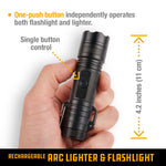 Rechargeable Arc Lighter & LED Flashlight